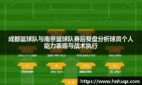 成都篮球队与南京篮球队赛后复盘分析球员个人能力表现与战术执行